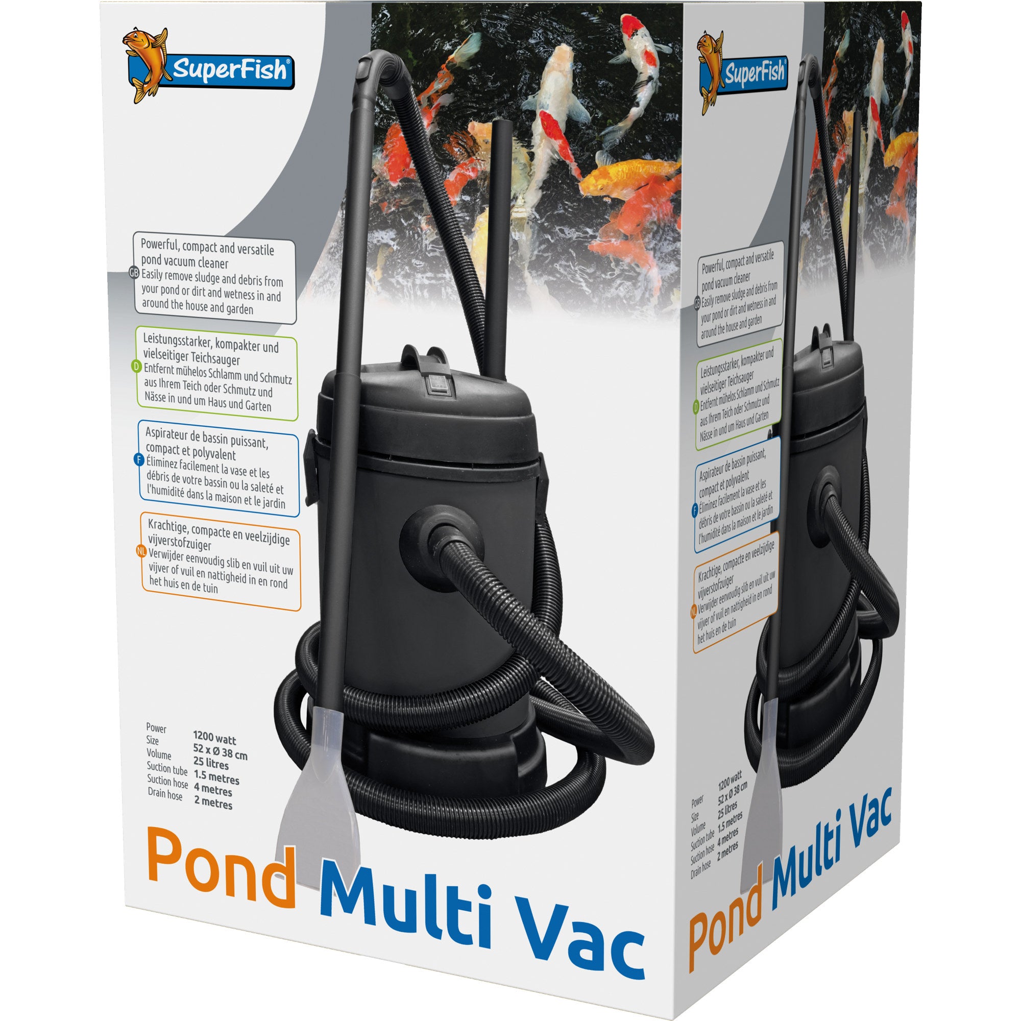 Superfish - Pond Multi Vac 1200W - 8715897344930 SF POND MULTI VAC 3D