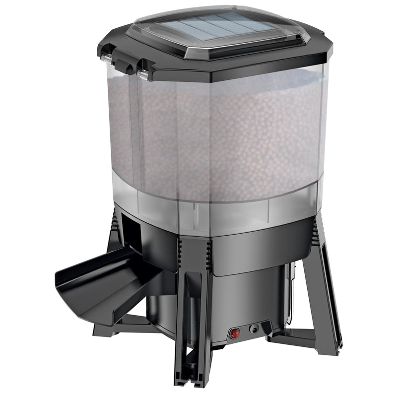 Superfish Solar Fish Feeder voerautomaat op zonne-energie met 6 liter reservoir - 8715897321498 SF SOLAR FISH FEEDER product 2, detailaanzicht Voerautomaat