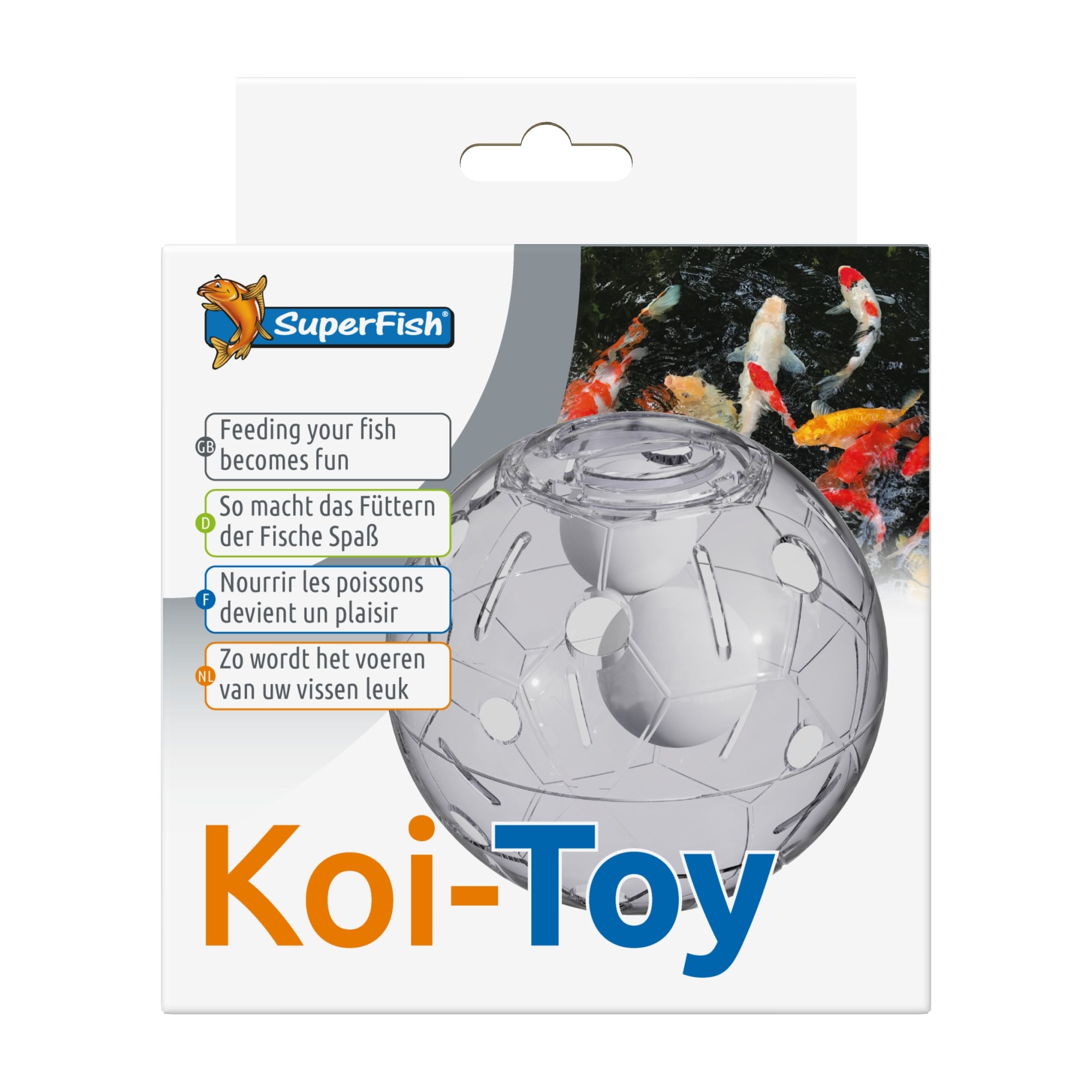 Superfish Koi-Toy voerbal - Drijvende voerbal voor interactief koivoeren
