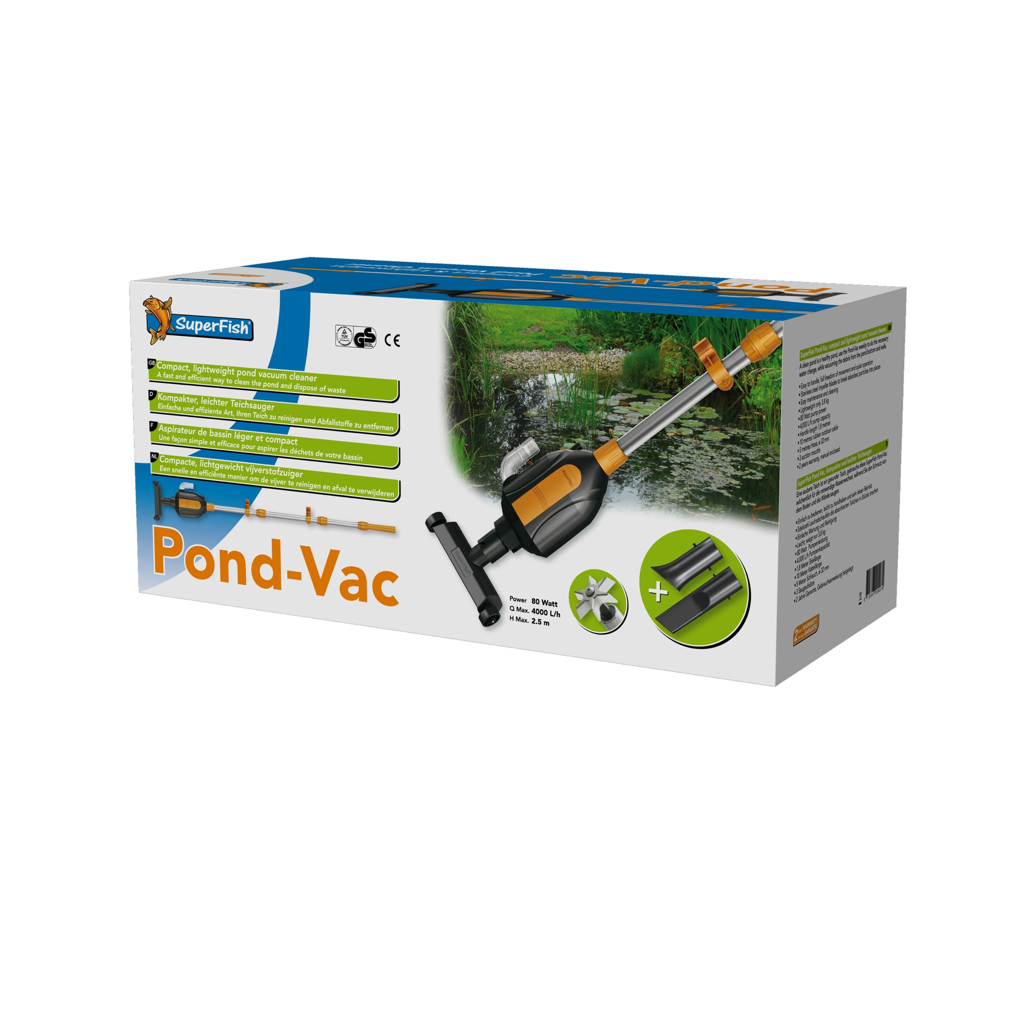 Superfish Pond Vac - 8715897204074 SUPERFISH POND VAC 3D