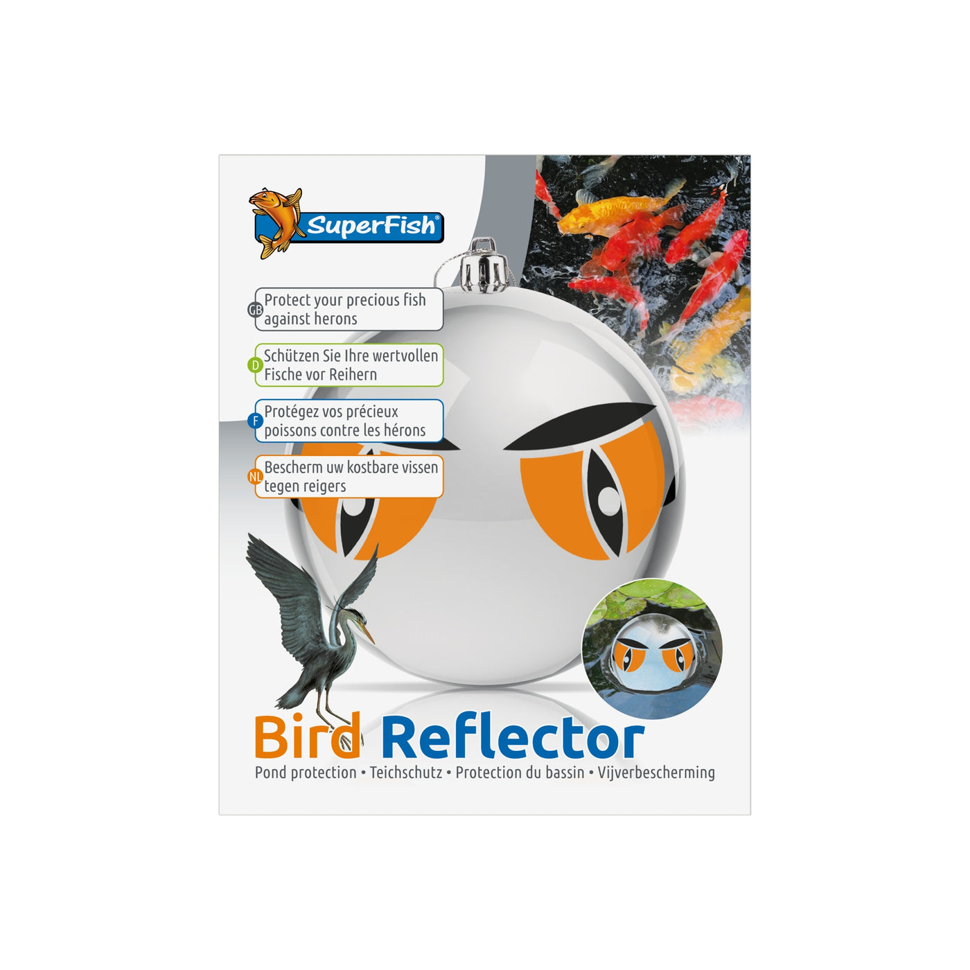 Superfish Bird Reflector - reigerbescherming door lichtreflectie
