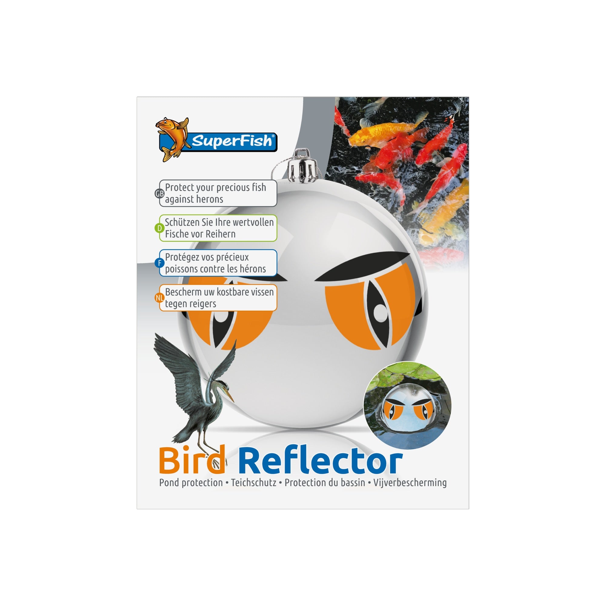 Superfish Bird Reflector - reigerbescherming door lichtreflectie