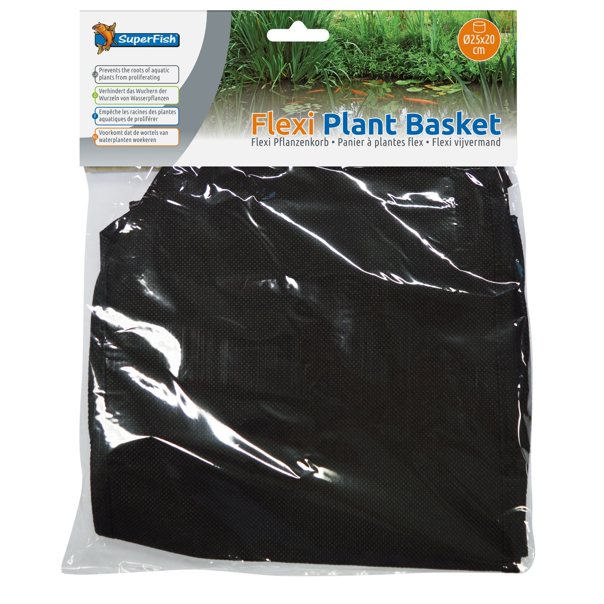 Superfish Flexi Plant Basket 25x20 cm - flexibele plantenmand voor vijverplanten