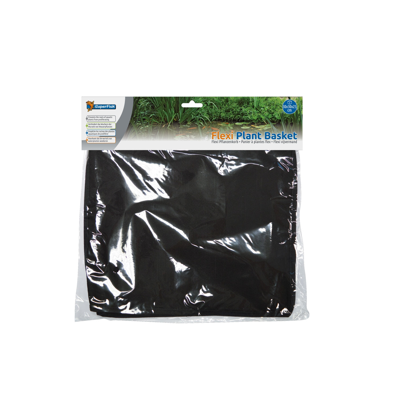 Superfish Flexi Plant Basket 30x30x25 cm - flexibele plantenmand voor de vijver