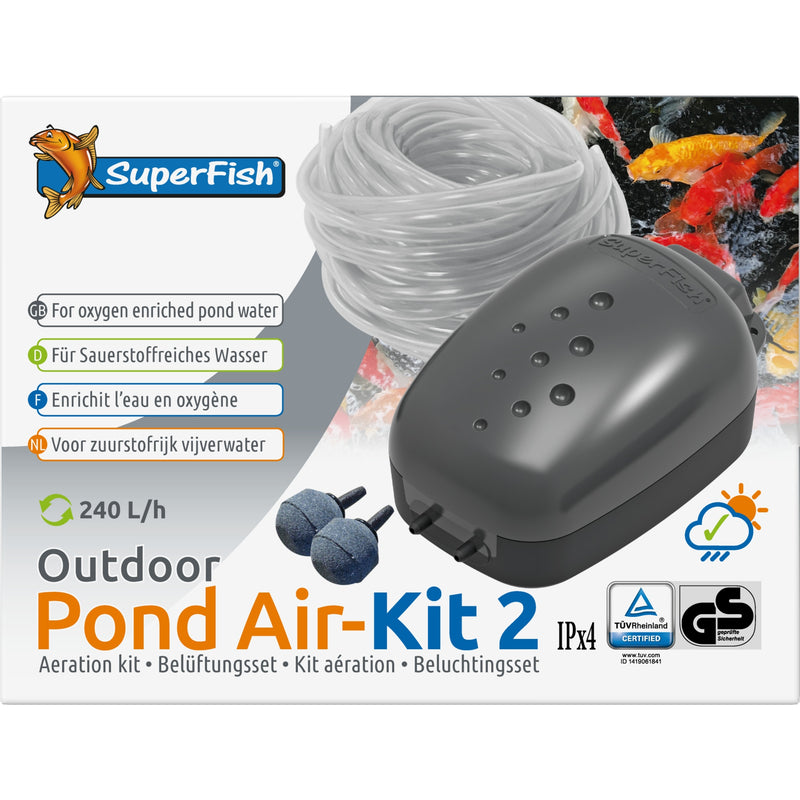 Superfish Pond Air Kit 2 - beluchtingsset voor de vijver, Luchtpomp bij Vijvercentrum