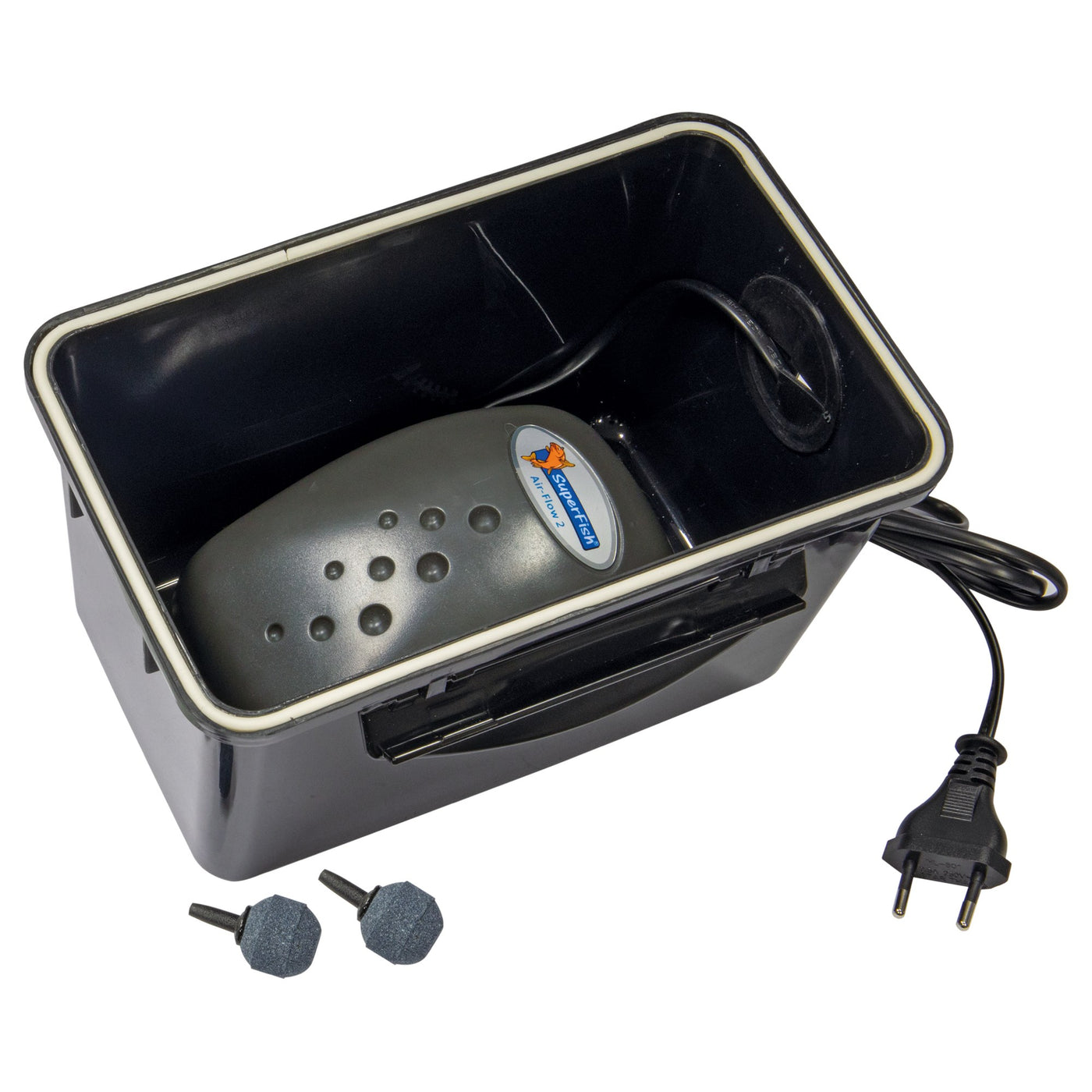 Superfish Air-Box Nr.2 - Weersbestendige vijver luchtpomp (240 L/u) - 8715897025440 SF AIR BOX NR.2 PRODUCT 2