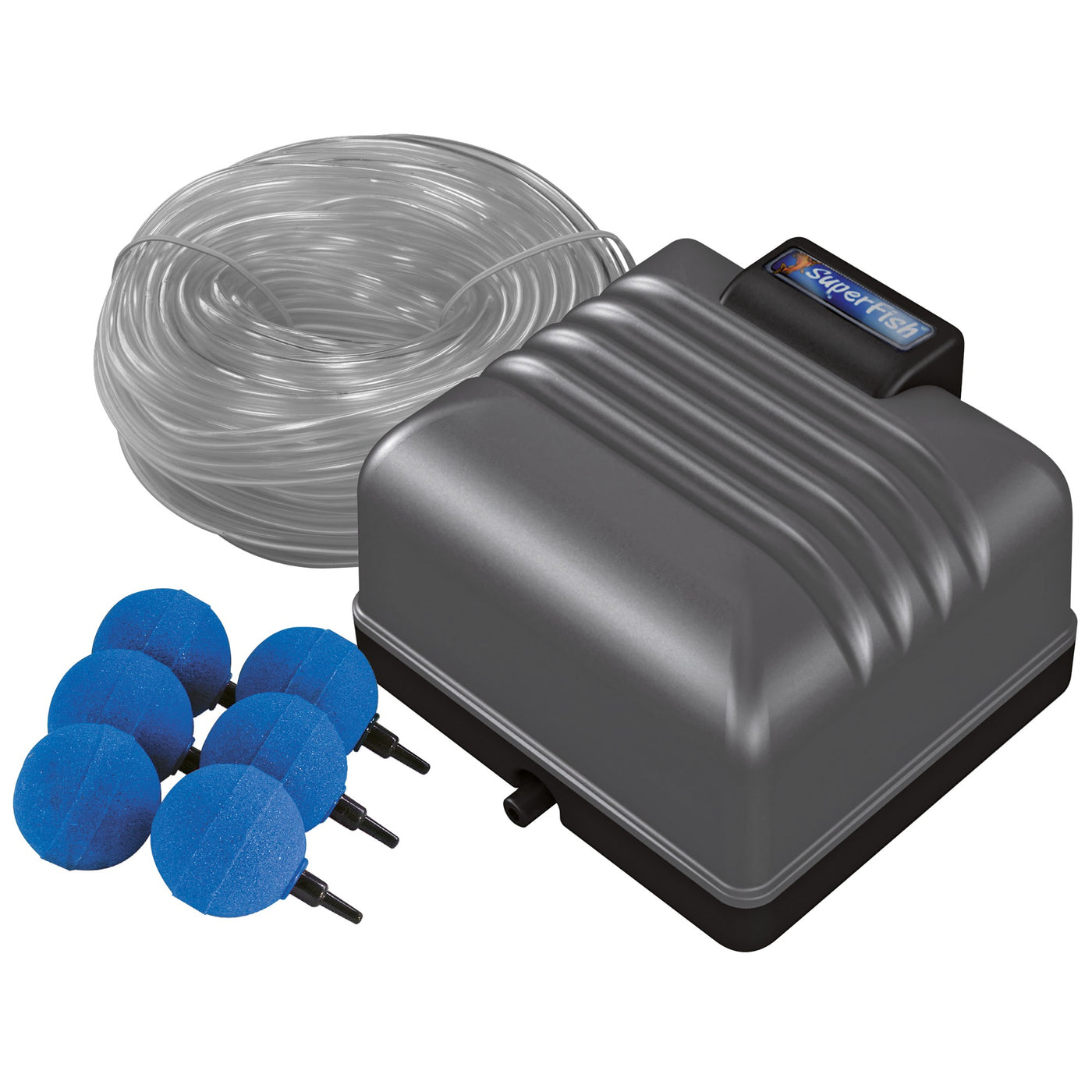 Superfish Koi Flow 20 beluchtingsset - complete luchtpomp met 20 l/min voor vijvers tot 8.000 liter - 8715897158797 SF KOI FLOW 20 PROFESSIONAL AERATION SET PRODUCT