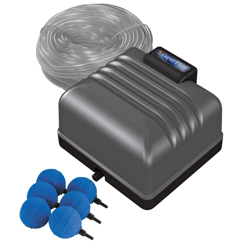 Superfish Koi Flow 60 Professional Beluchtingsset - 8715897158810 SF KOI FLOW 60 PROFESSIONAL AERATION SET PRODUCT, detailaanzicht Luchtpomp