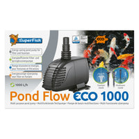 Superfish Pond Flow Eco 1000 Vijverpomp (12W) - Voor Fontein en Kleine Filters, miniatuur 1