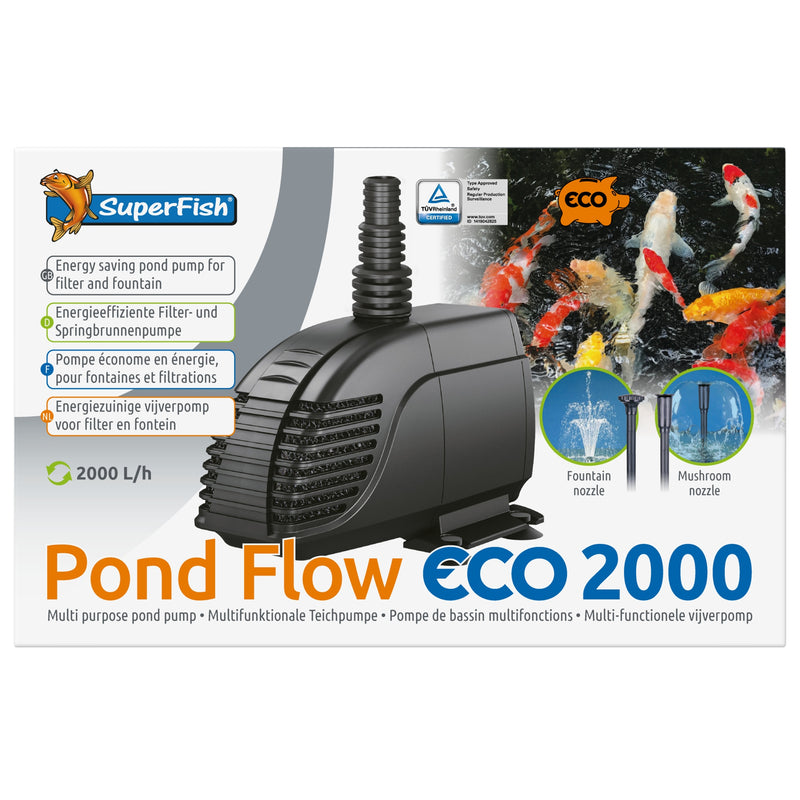 Superfish - Pond Flow Eco 2000, Vijverpompen bij Vijvercentrum