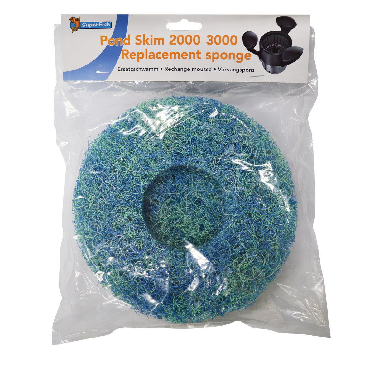 Superfish Pond Skim 2000/3000 Spons - vervangspons voor vijverskimmer