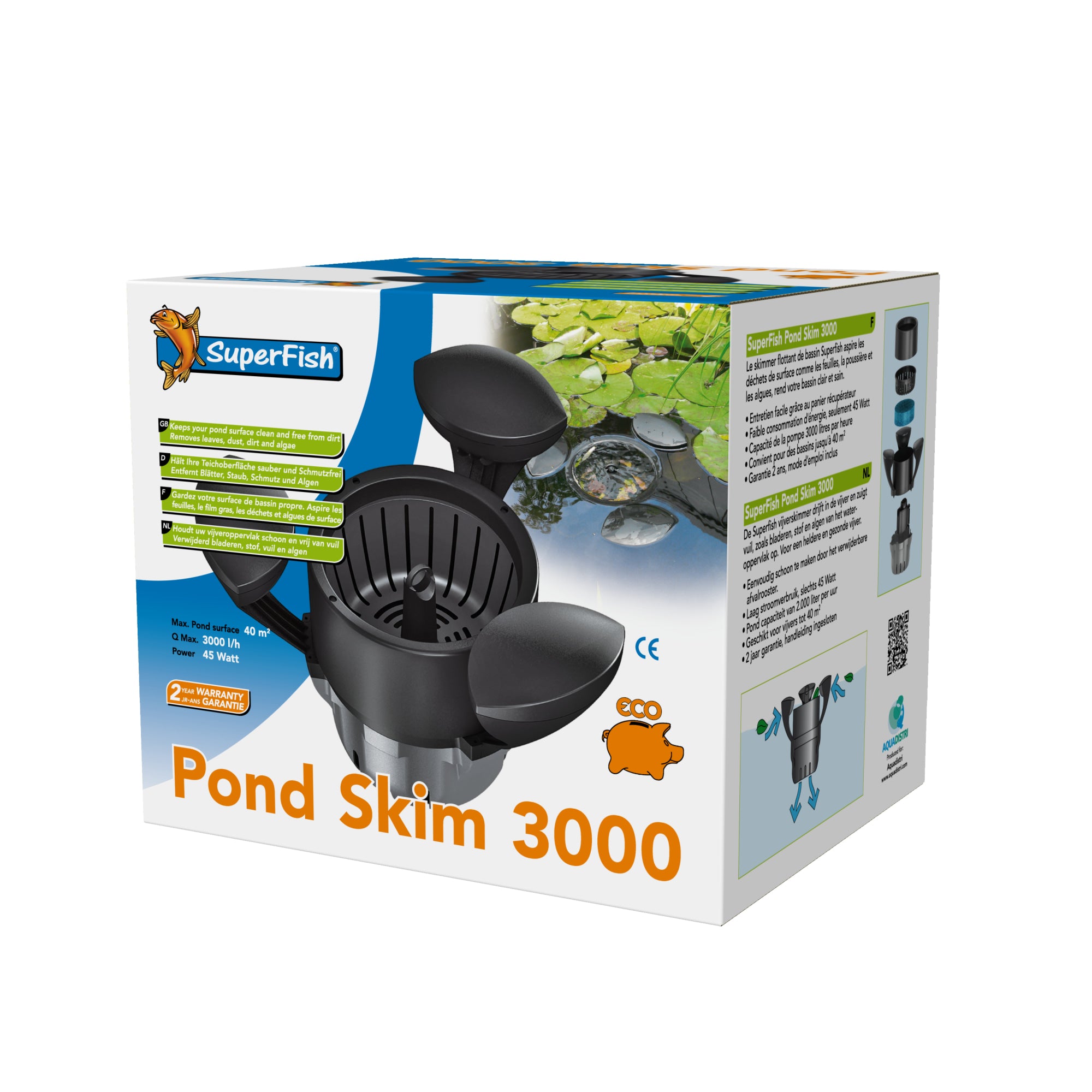 Superfish - Pond Skim 3000 - 8715897205637 SUPERFISH POND SKIM 3000 3D