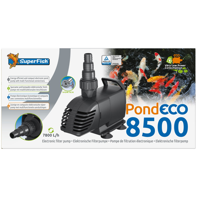 Superfish Pond Eco 8500 energiezuinige vijverpomp 41W, Vijverpomp bij Vijvercentrum
