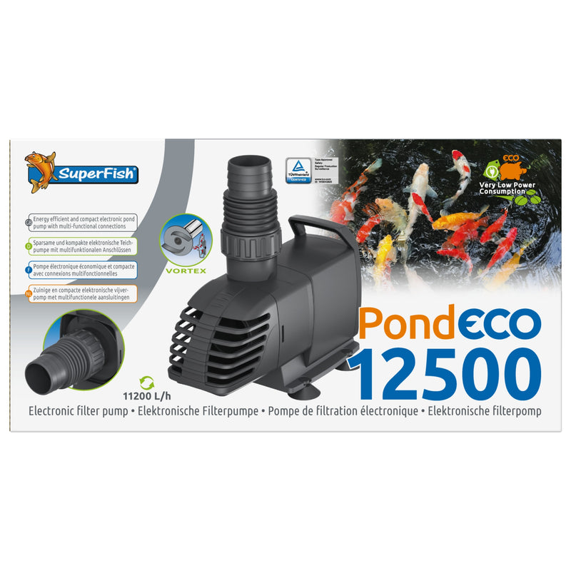 Superfish Pond Eco 12500 - energiezuinige vijverpomp 12.500 l/u bij 85 watt, Filterpomp bij Vijvercentrum