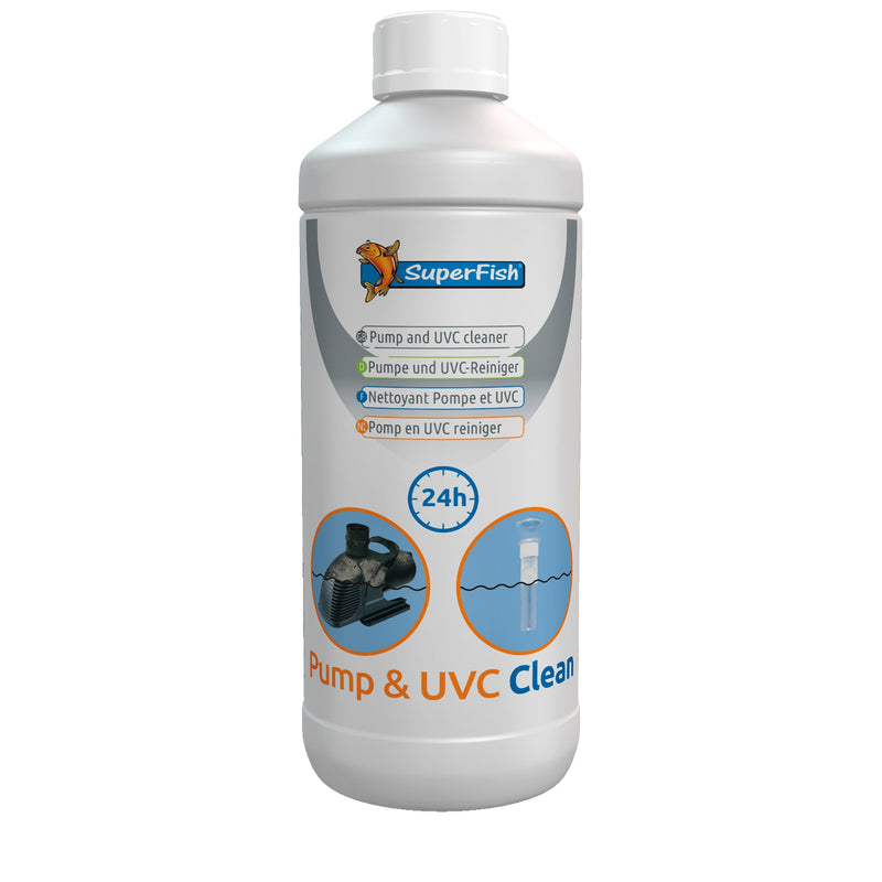 Superfish Pomp & UVC Schoon 1000 ml - reiniger voor pompen en UVC-units, UV-C Unit bij Vijvercentrum