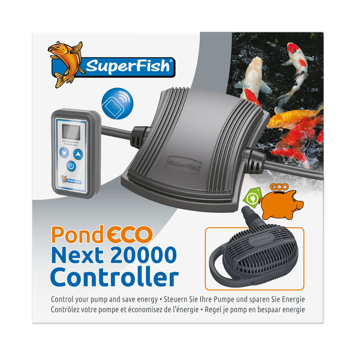 Superfish Pond Eco Next 20000 Controller - vervangcontroller voor vijverpomp
