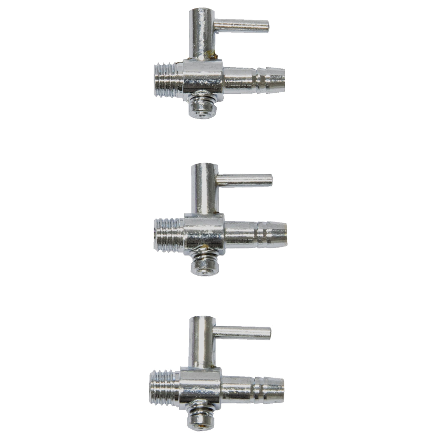 Superfish Rvs Tap Kraan 1 Weg Blist- 3 Stuks - 8715897018787 SF BRASS AIR SCREW VALVE BLISTER 3 PCS PRODUCT