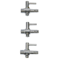 Superfish Rvs Tap Kraan 1 Weg Blist- 3 Stuks - 8715897018787 SF BRASS AIR SCREW VALVE BLISTER 3 PCS PRODUCT, miniatuur 2
