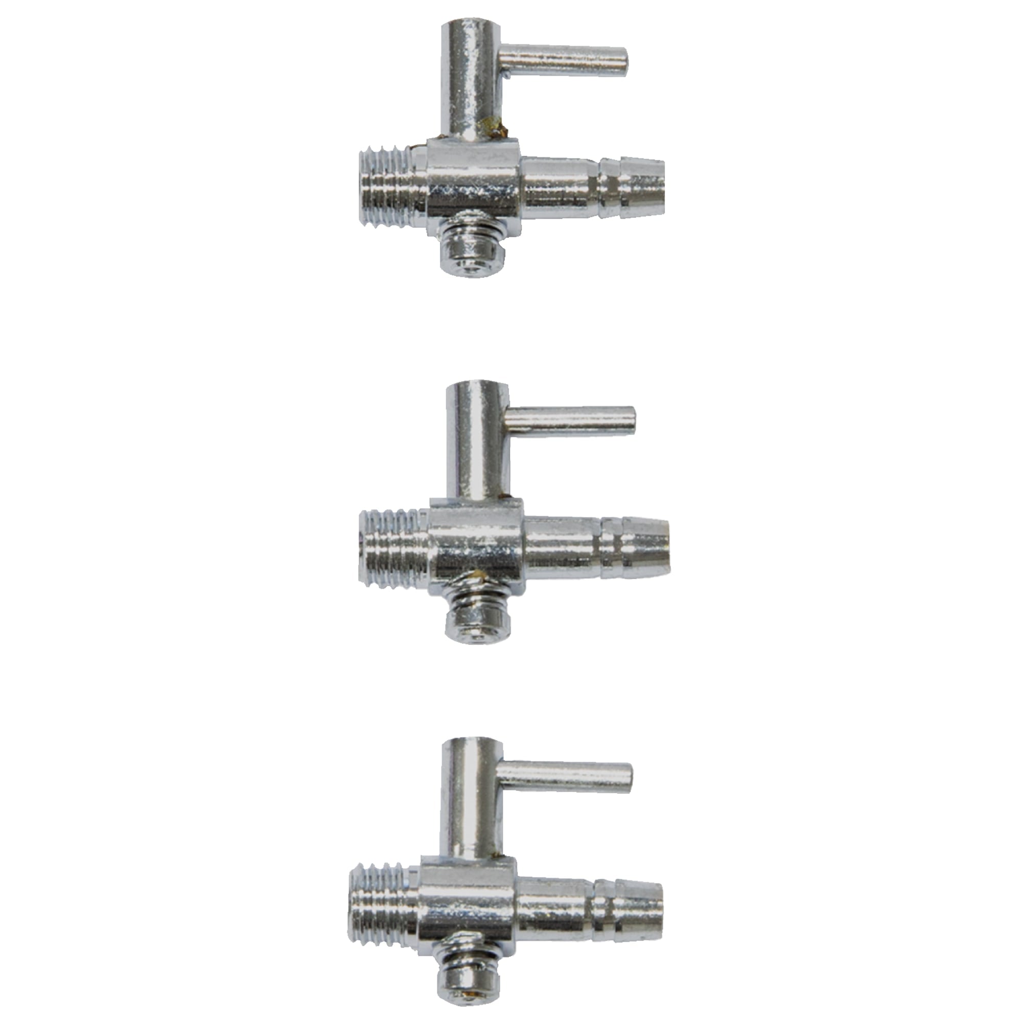 Superfish Rvs Tap Kraan 1 Weg Blist- 3 Stuks - 8715897018787 SF BRASS AIR SCREW VALVE BLISTER 3 PCS PRODUCT
