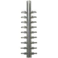 Superfish Rvs Verdeelstuk 18 Uitgangen - 8715897018817 STAINLES AIR DISTRIBUTOR WITH 18 OUTLETS PRODUCT, miniatuur 2