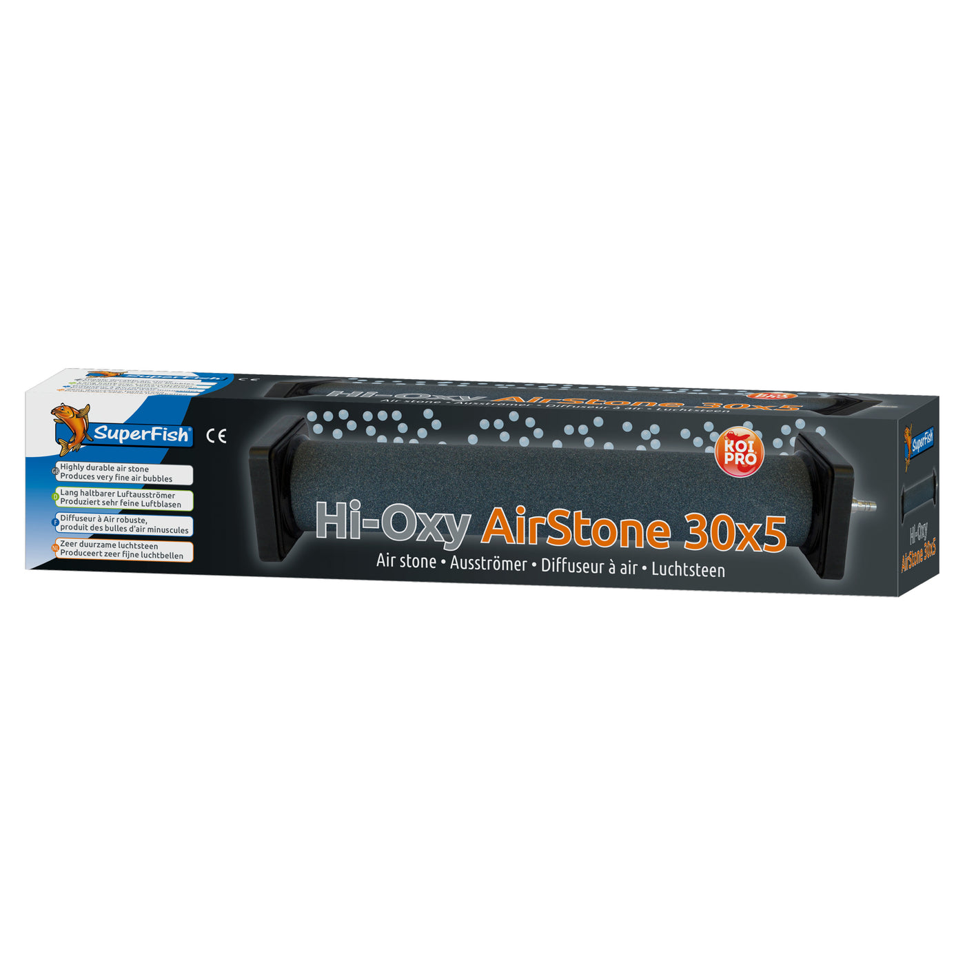 Superfish Hi Oxygen Koi Airstone 30x5 cm - keramische luchtsteen voor koivijvers