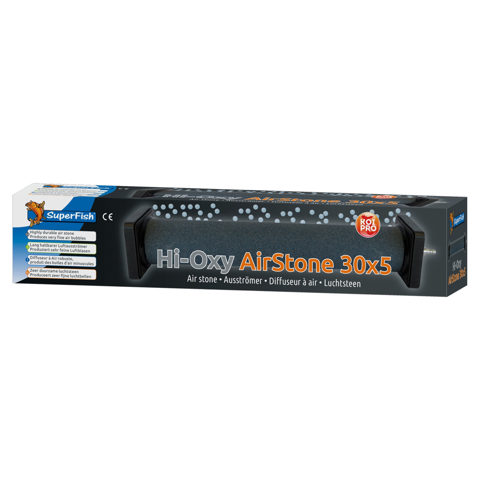 Superfish Hi Oxygen Koi Airstone 30x5 cm - keramische luchtsteen voor koivijvers