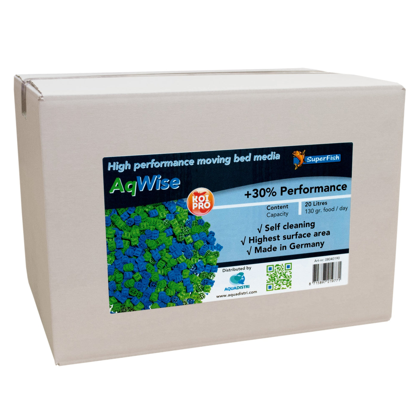Superfish Floating Bed Media 20 liter - zwevende biologische filtermedia