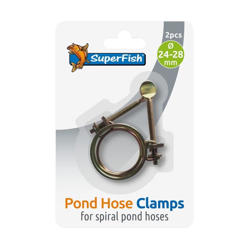 Superfish Spiraalslangklem 24-28 mm 2 stuks - 8715897165580 SPIRAL POND HOSE CLAMP 24 28 MM 2 PCS 3D, detailaanzicht Slangkoppeling