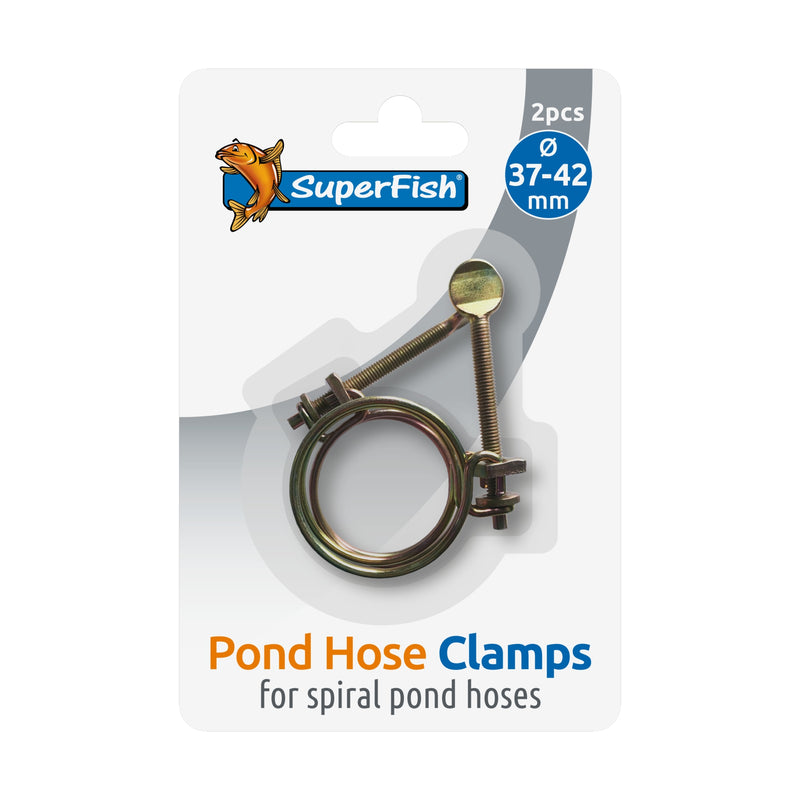 Superfish Spiraalslangklem 37-42 mm (2 stuks) - 8715897165603 SPIRAL POND HOSE CLAMP 37 42 MM 2 PCS 3D, detailaanzicht Slangkoppeling