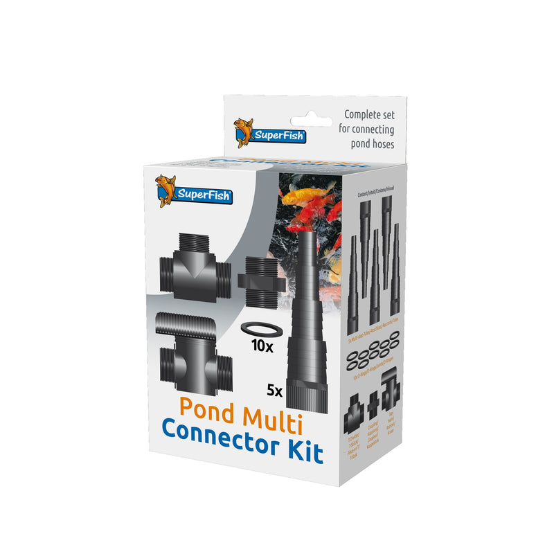 Superfish multi aansluitset 20/25/32/40 mm - universele slangkoppeling - 8715897081637 POND MULTI CONNECTOR KIT 20 25 32 40 MM 3D, afbeelding 3 PVC Hulpstuk