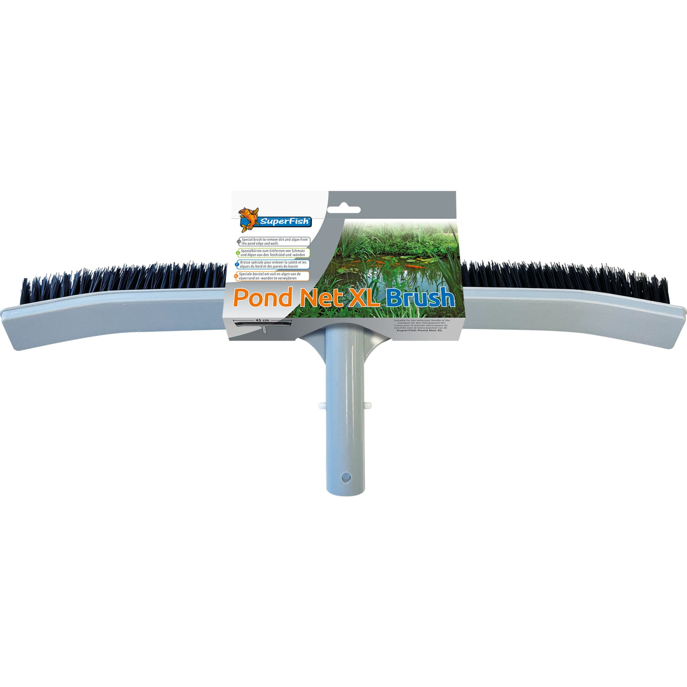Superfish Vijvernet XL Borstel 45 cm - reinigingsborstel voor vijverwanden