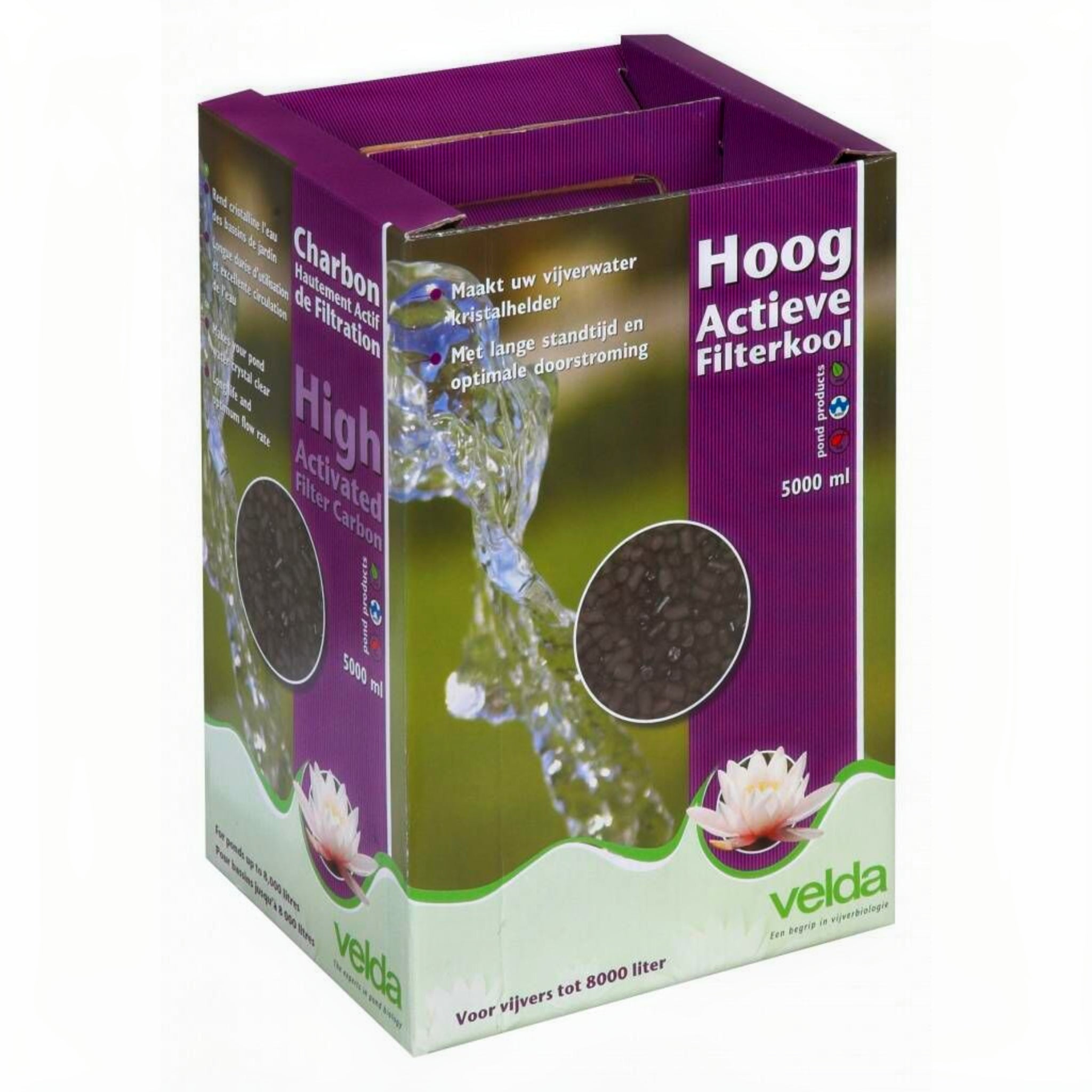 Velda Hoog Actieve Filterkool 5.000 ml voor vijvers tot 8.000 liter