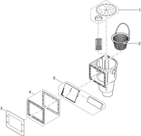 Vervanging deksel set ProfiSkim Wall, miniatuur 2
