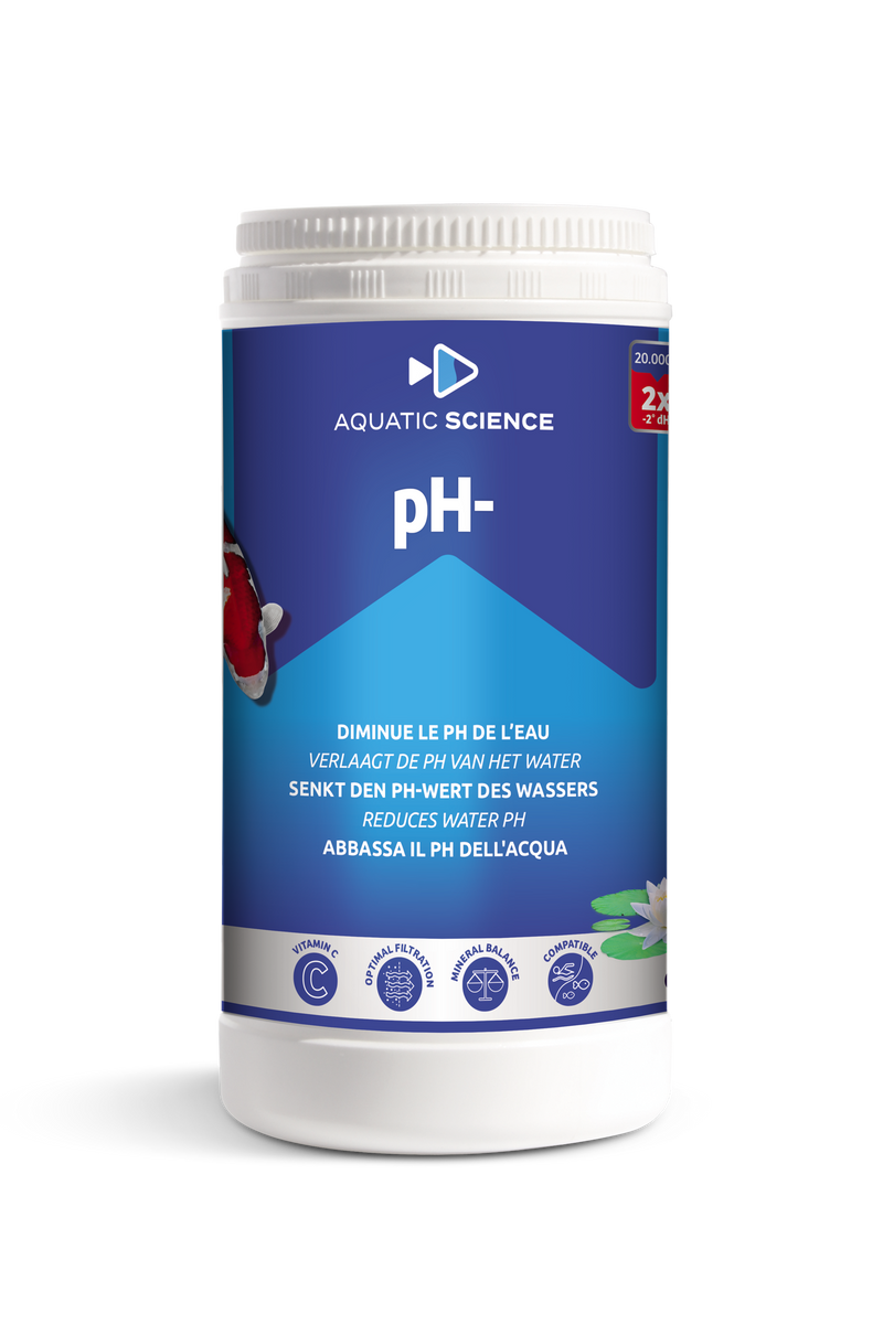 Aquatic Science pH - 5 Kg - productfoto, detailaanzicht Onderhoudsproduct