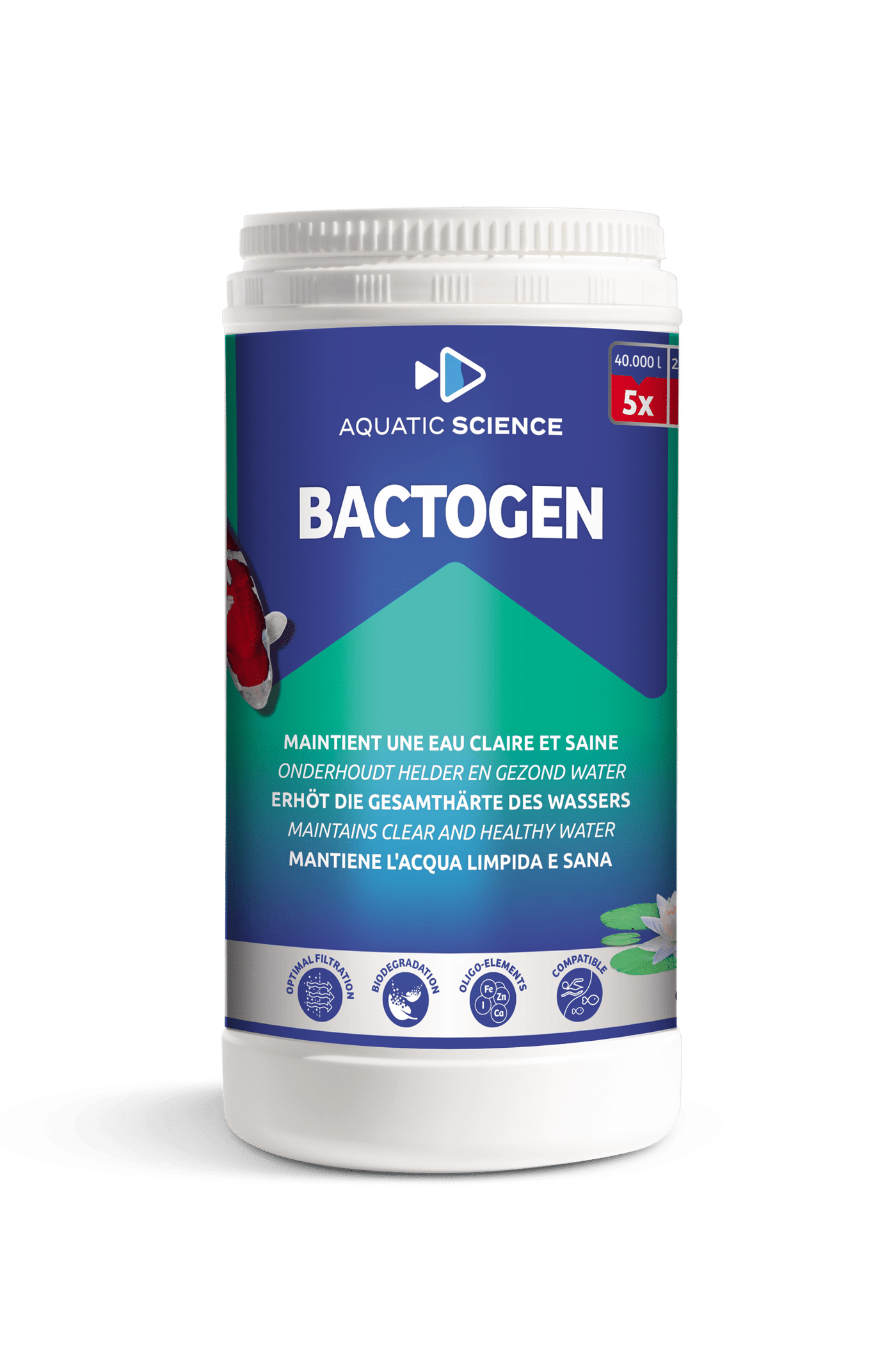 Aquatic Science Bactogen 200m³ | 5kg voor 200.000L - productfoto