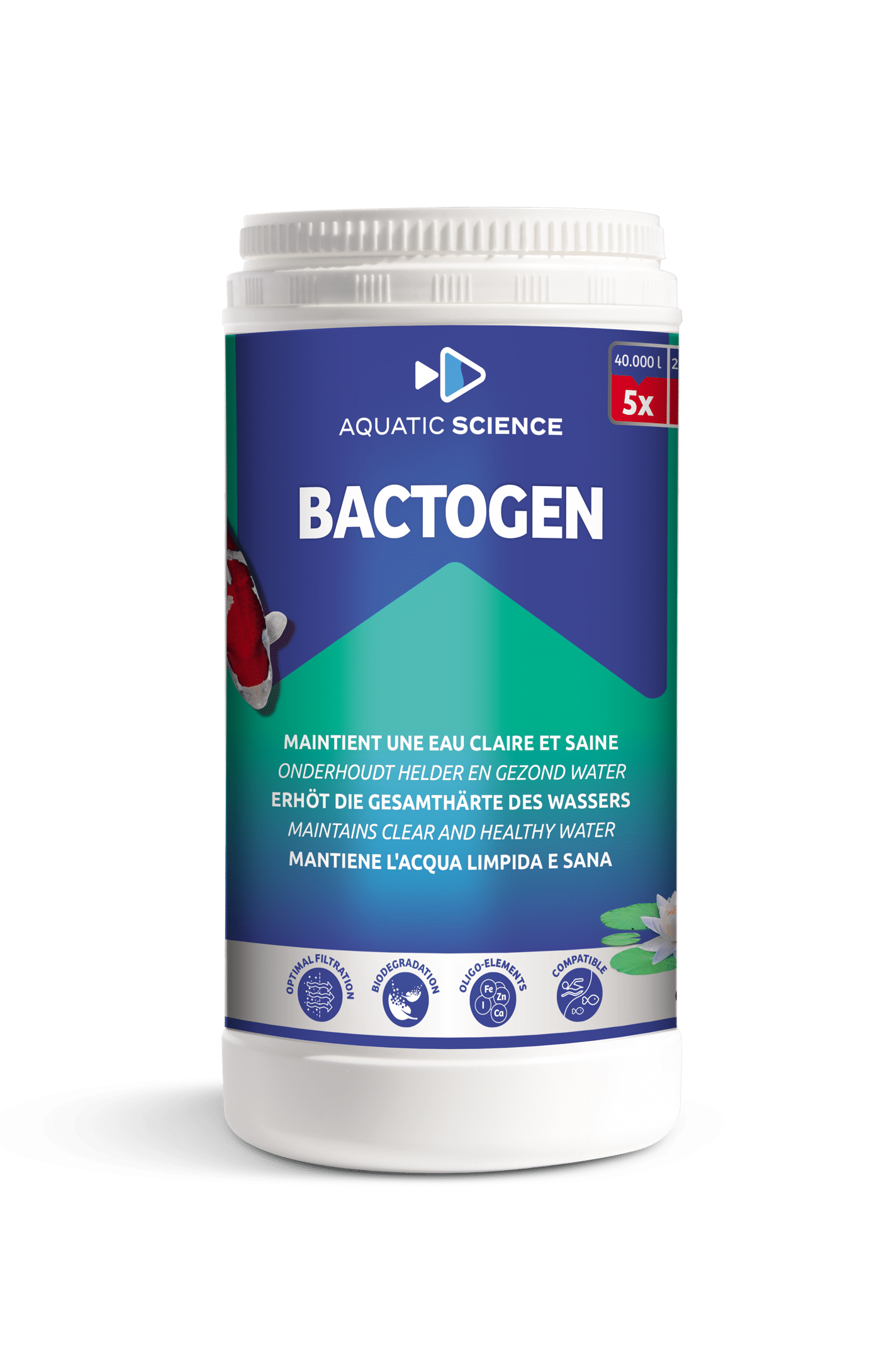 Aquatic Science Bactogen 200m³ | 5kg voor 200.000L - productfoto