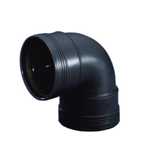 Wildkamp PP Bocht 90° 110 mm 2 x manchet - productfoto