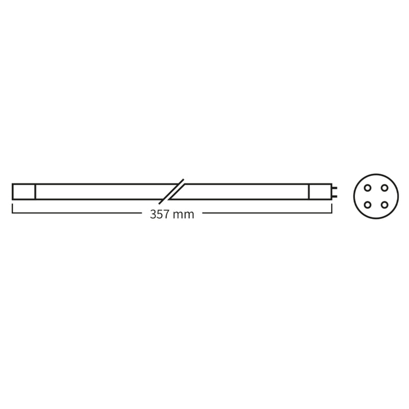 Filtreau 40 Watt - T5 - Witte fitting - lengte 357mm - UVC Amalgaam Vervangingslamp - productfoto, UV-C Vervanglamp bij Vijvercentrum