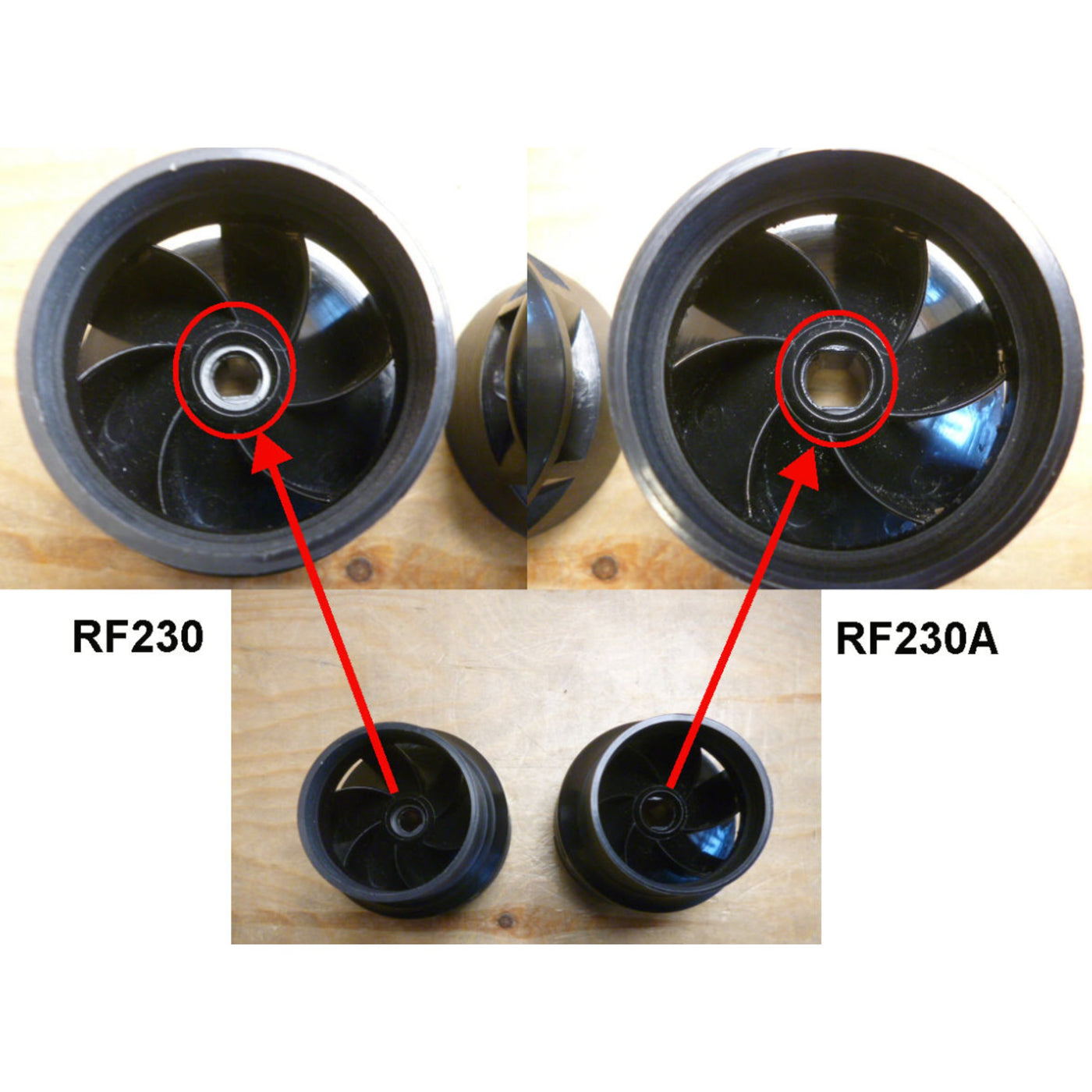 Blue Eco Impeller 240/320 - Origineel reserveonderdeel vijverpomp