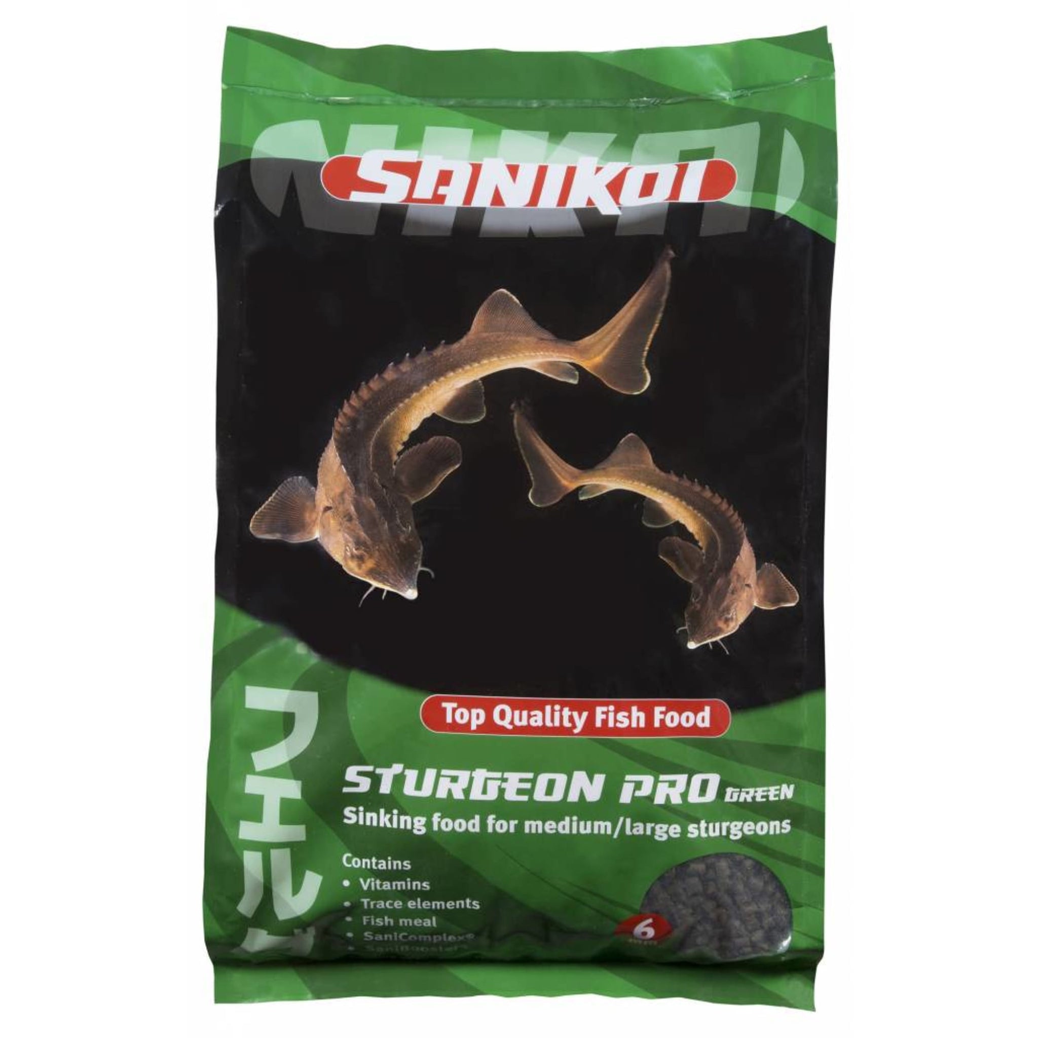 Sanikoi Sturgeon Pro Green 6mm - 7kg - Steurvoer - productfoto
