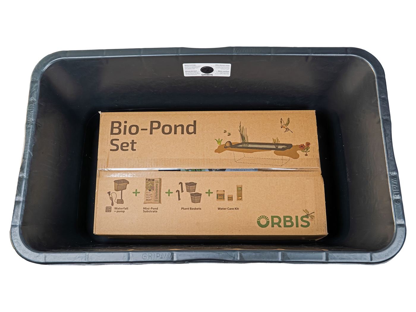 Velda Velda Orbis Bio-Pond rechthoekig 76 x 46 cm Set - Complete minivijver met pomp en waterval
