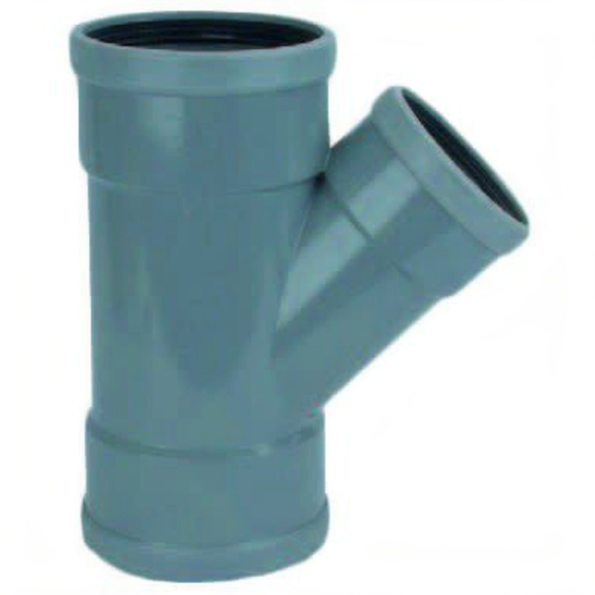Wavin PVC Verloop T-Stuk 45° manchet - 3 x mof 125 x 110 mm - productfoto