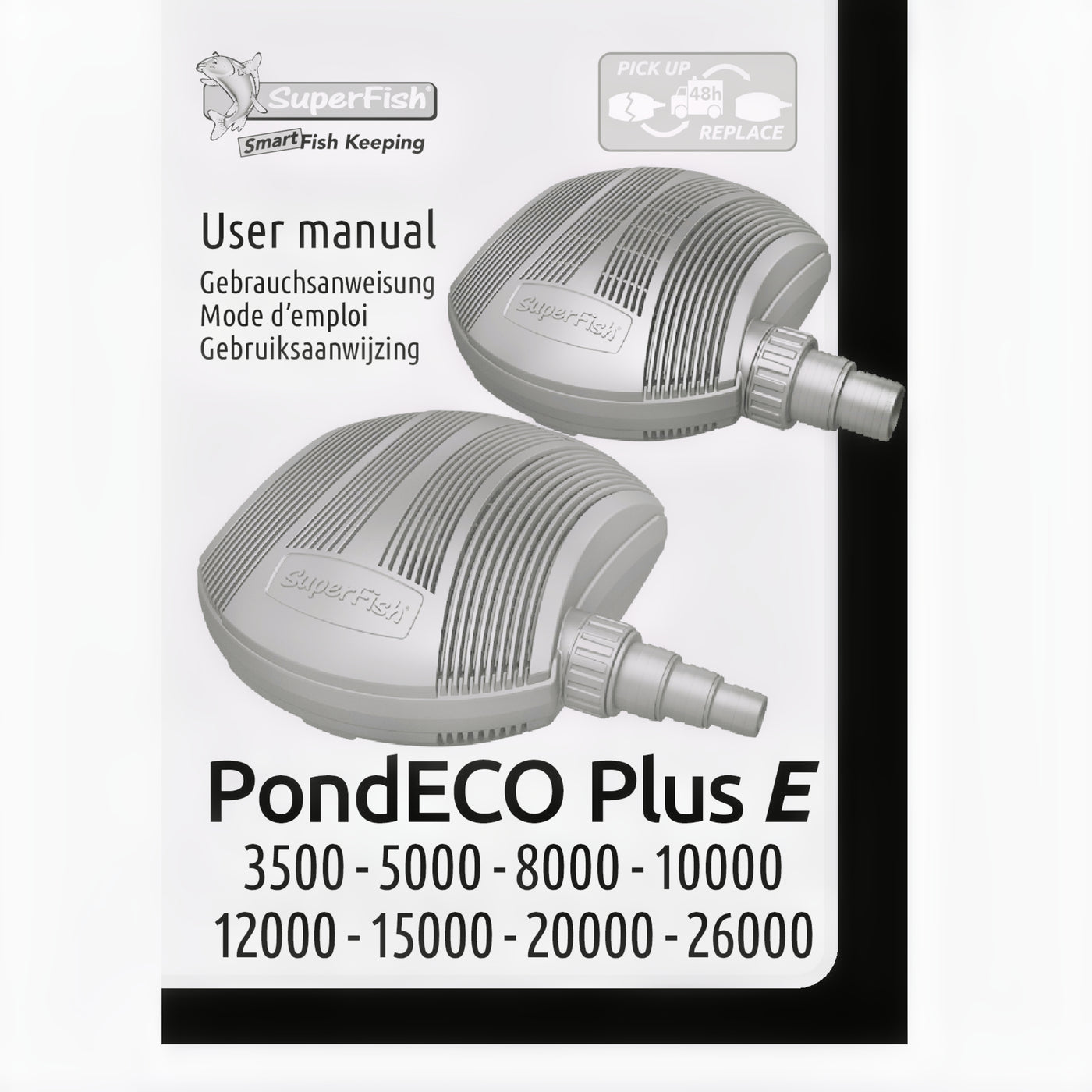 Superfish Pond Eco E 3500 Rotorhuis - productfoto