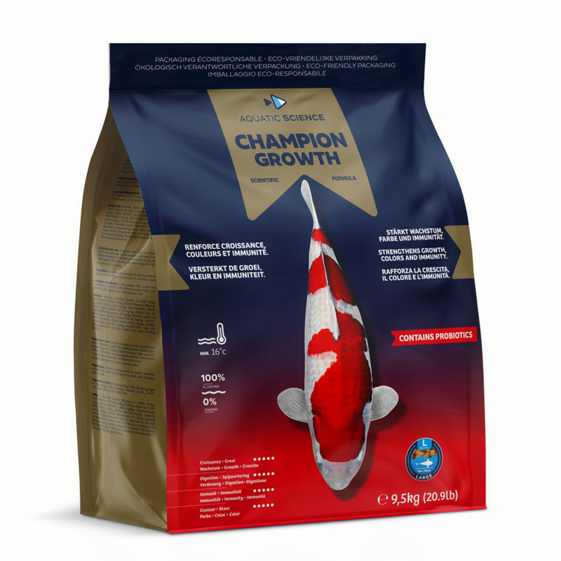 Aquatic Science Champion Growth Large 9,5kg - productfoto, Koivoer Groei bij Vijvercentrum