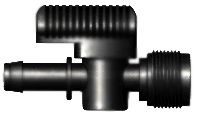 Europond PP Afsluitkraan ¾" bu.dr. x 13mm Tule - productfoto
