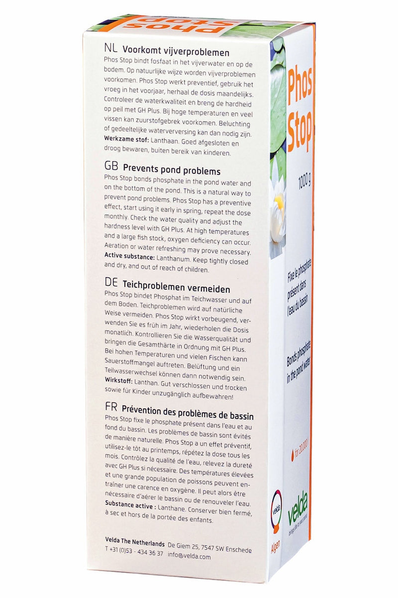 Velda Velda Phos Stop - 1 Kilo | Onderhoudsproduct, afbeelding 2 Waterkwaliteit
