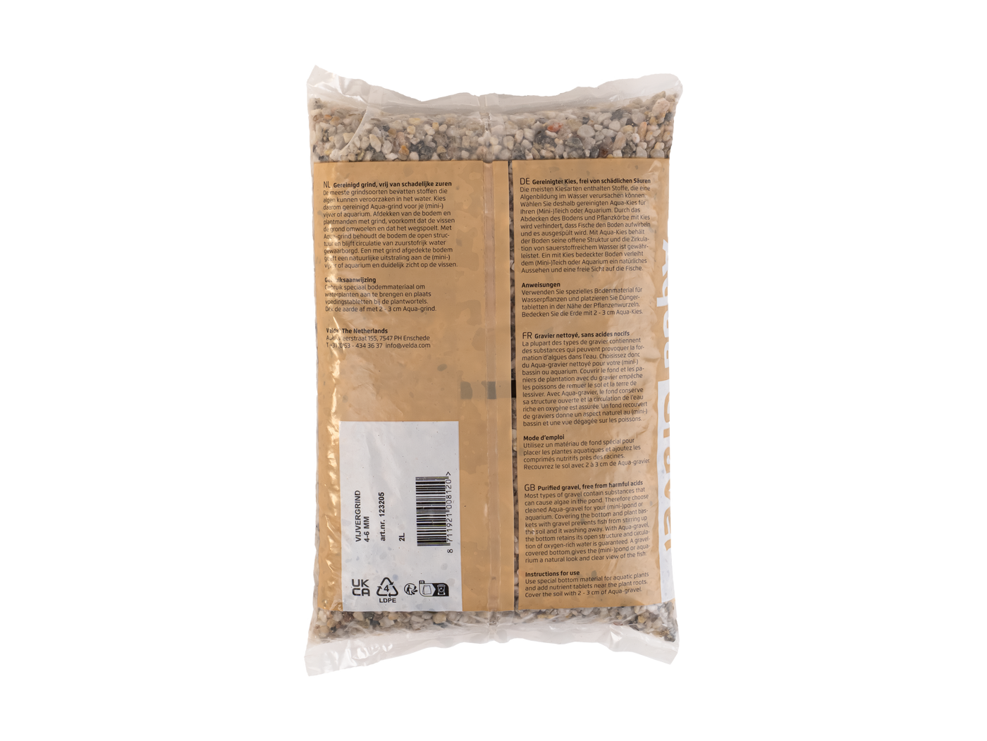 Velda Velda Pond Gravel 4/6mm 2l 2,5kg | Onderhoudsproduct