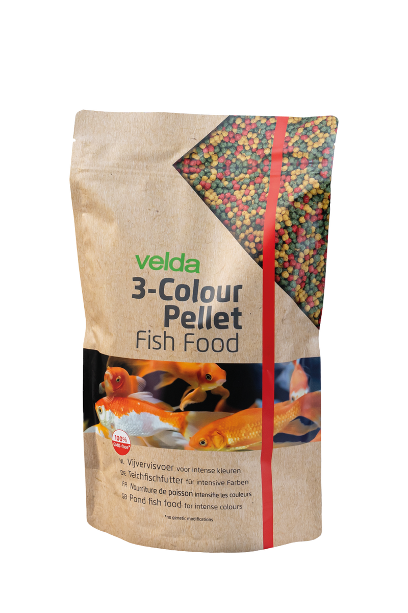 Velda Velda 3-Colour Pellet Food 1000 ml | Koivoer Kleur, Vijvervisvoer bij Vijvercentrum