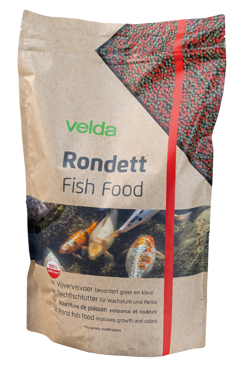 Velda Velda Rondett Fish Food 3000 ml | Koivoer Basis, detailaanzicht Koivoer Basis