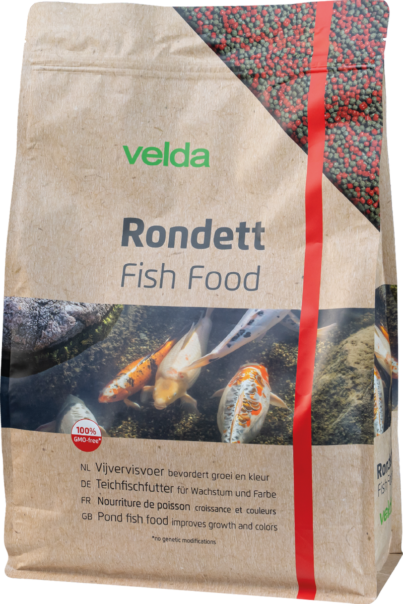 Velda Velda Rondett Fish Food 5000 ml | Koivoer Basis, detailaanzicht Koivoer Basis